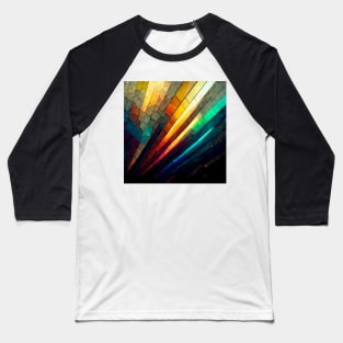 Rainbow Metal Plate #2 Baseball T-Shirt